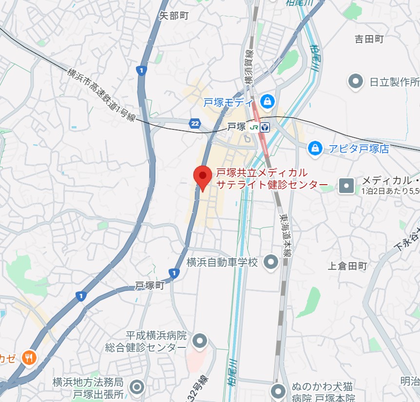 戸塚共立メディカルサテライトマップ