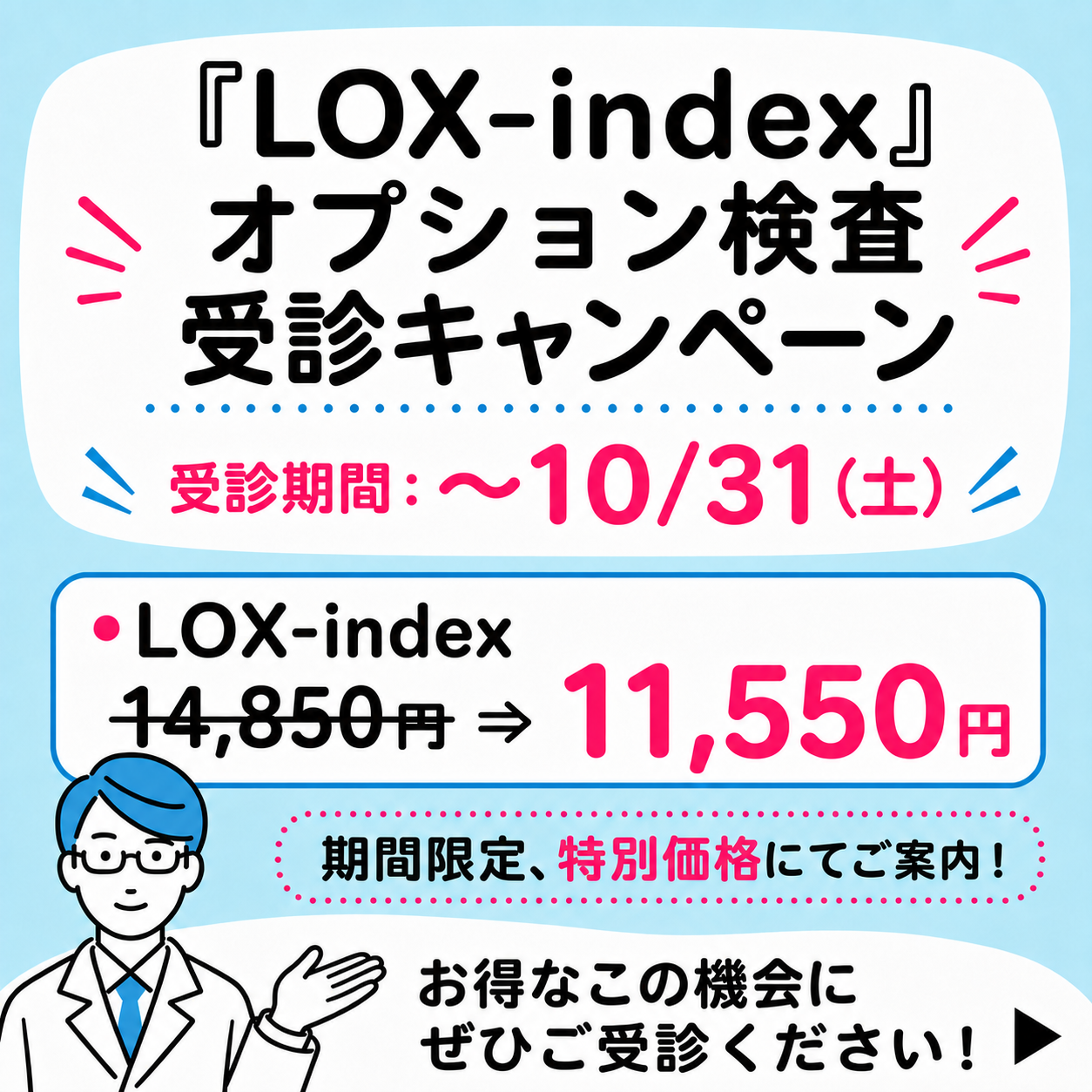 2026年度 夏の午後ドックキャンペーン